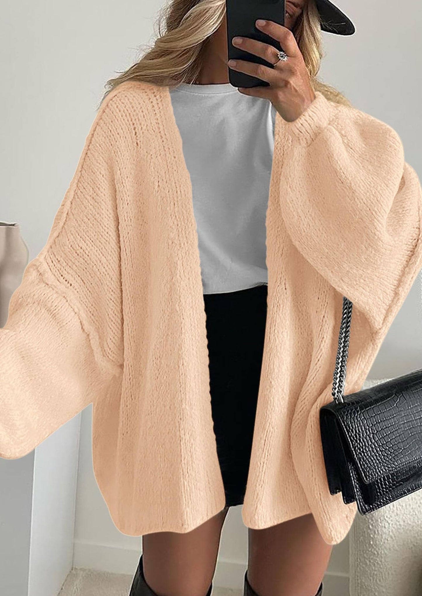 Oversized Cardigan Sweater