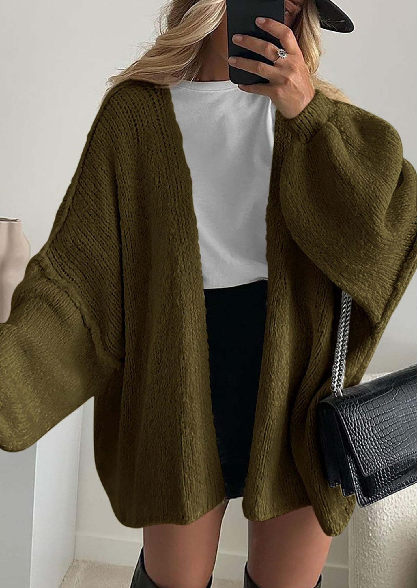 Oversized Cardigan Sweater