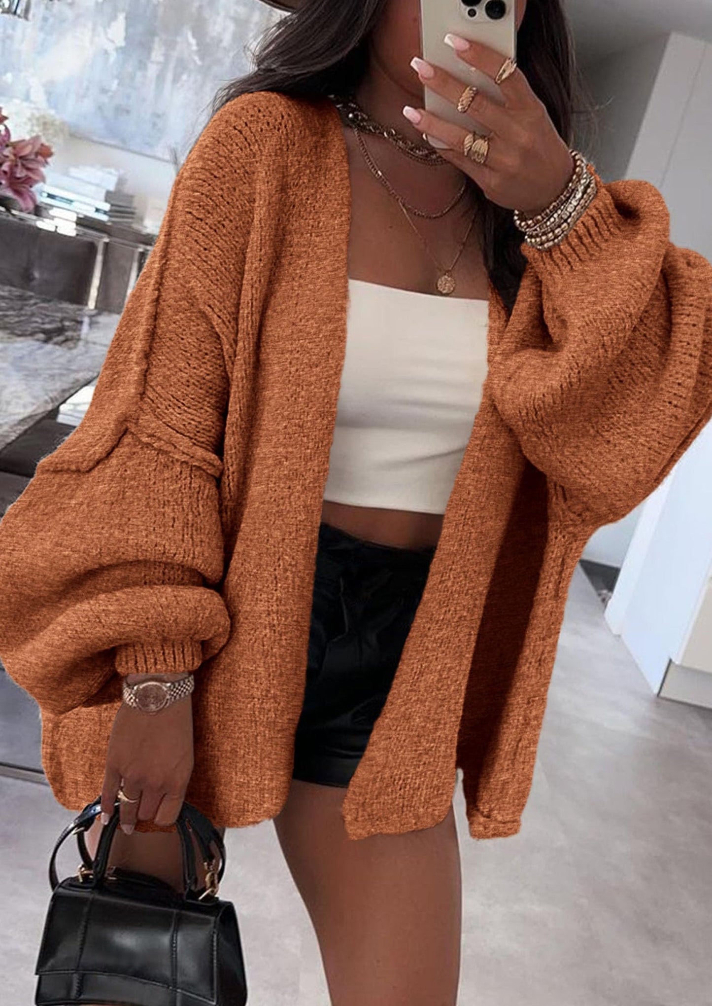 Oversized Cardigan Sweater