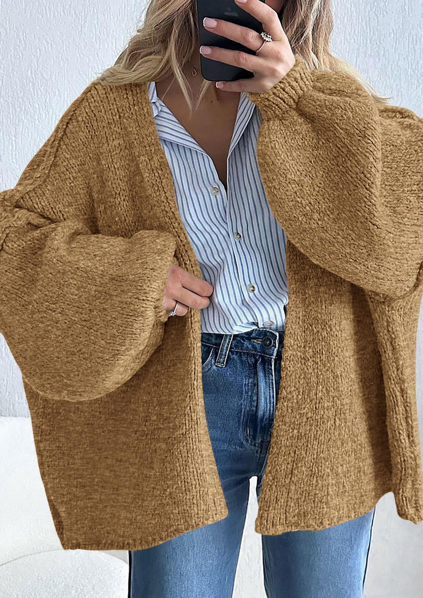 Oversized Cardigan Sweater