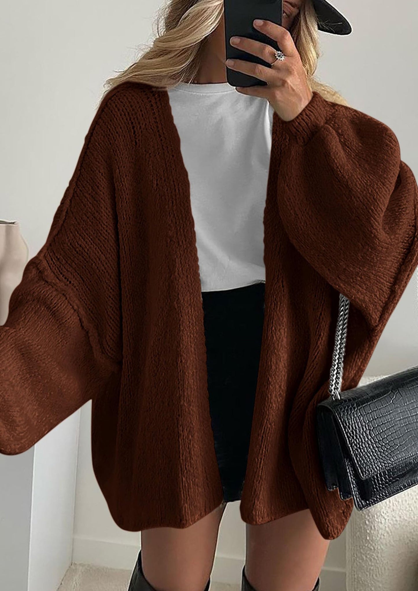 Oversized Cardigan Sweater