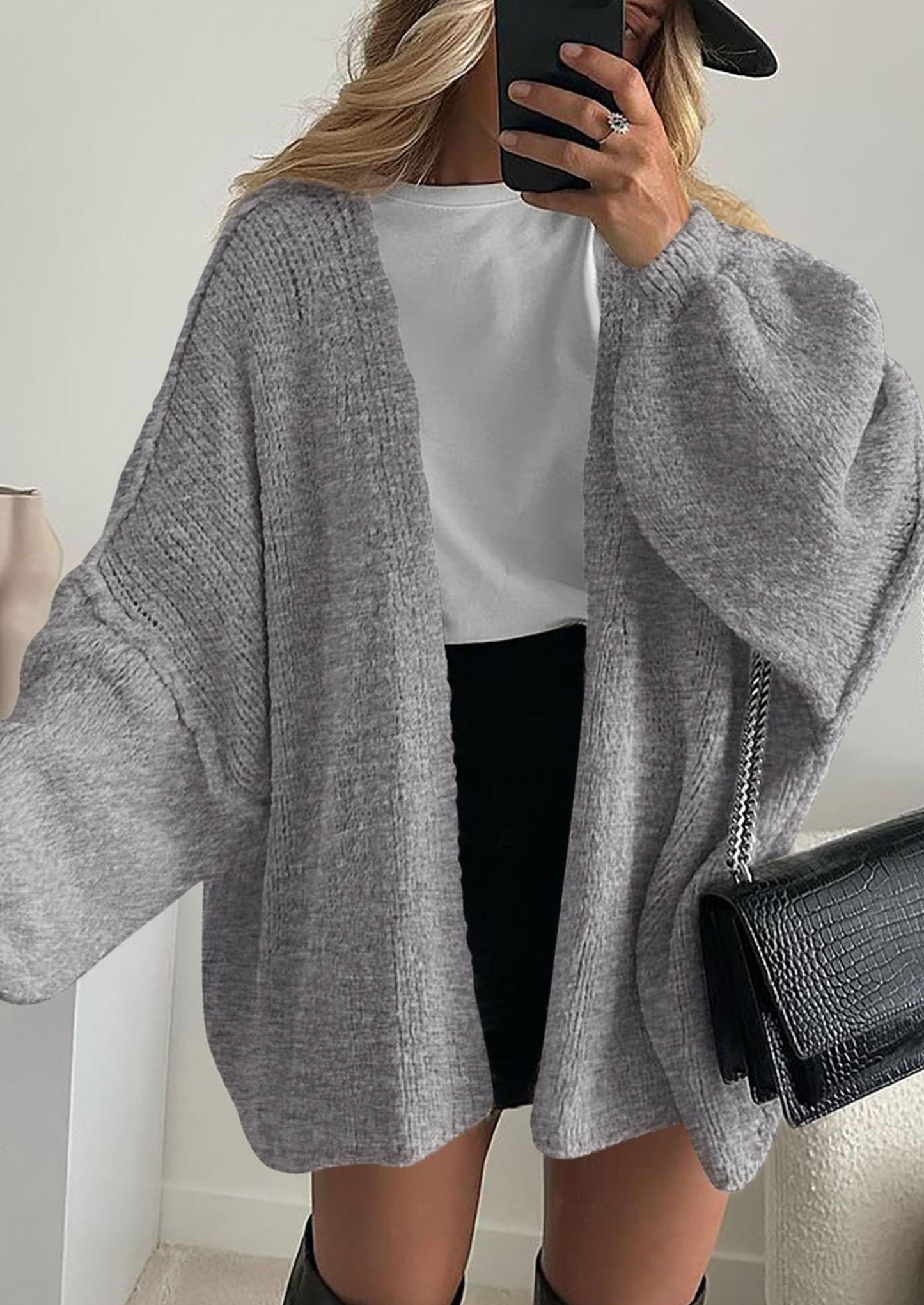 Oversized Cardigan Sweater