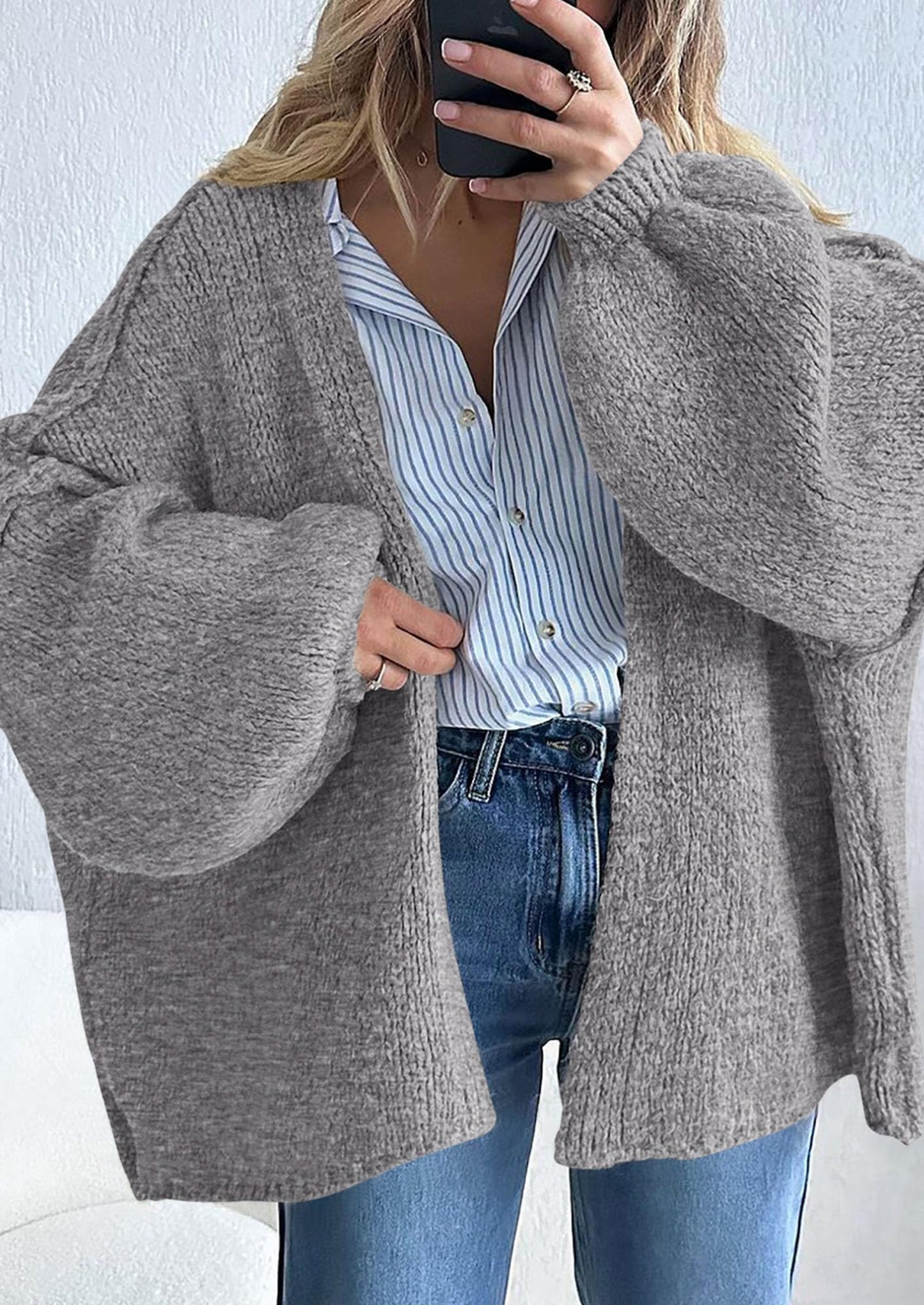 Oversized Cardigan Sweater