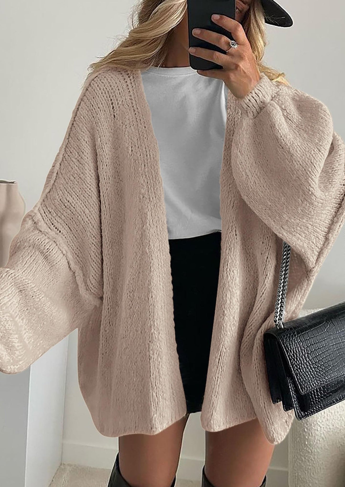 Oversized Cardigan Sweater