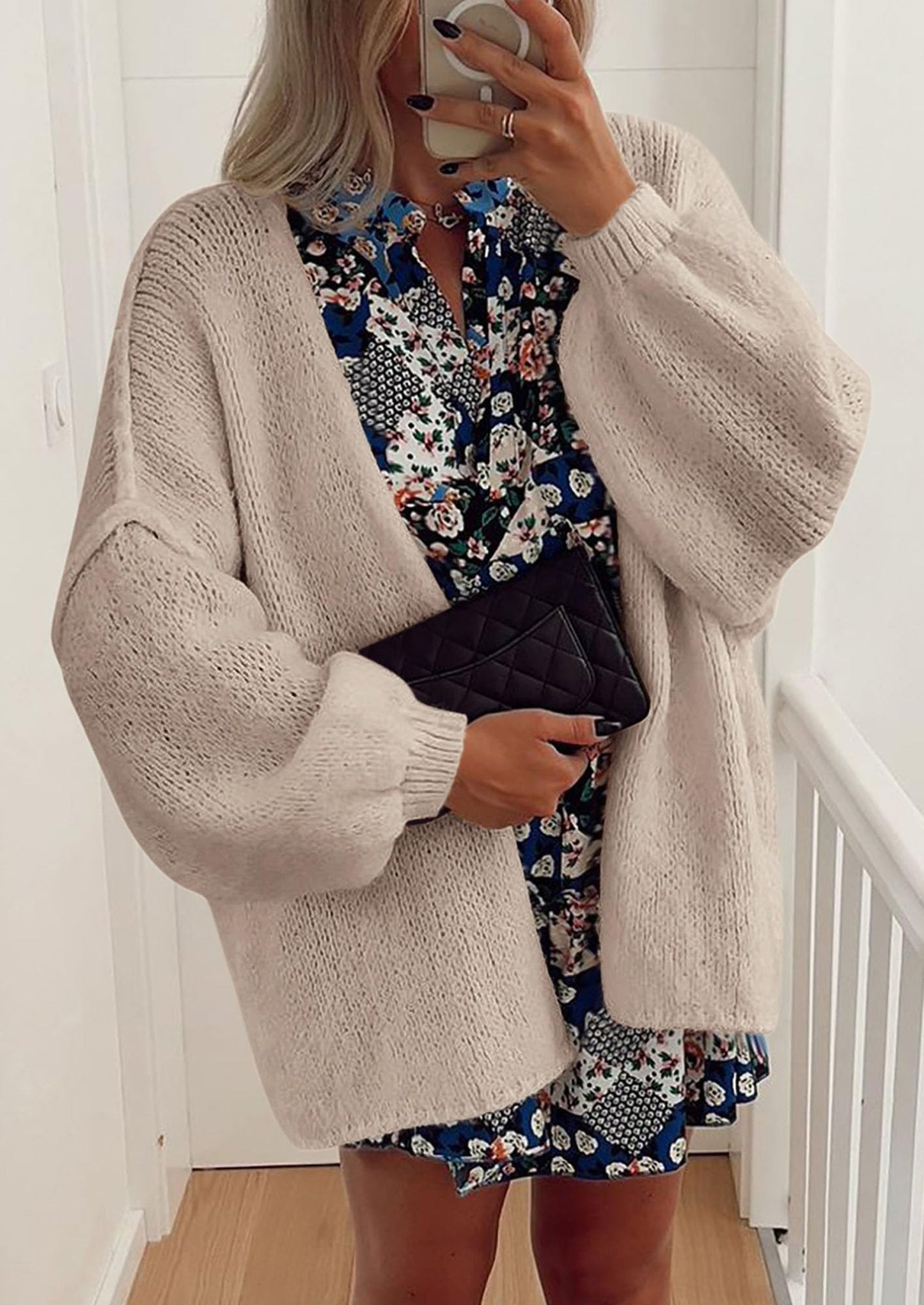 Oversized Cardigan Sweater