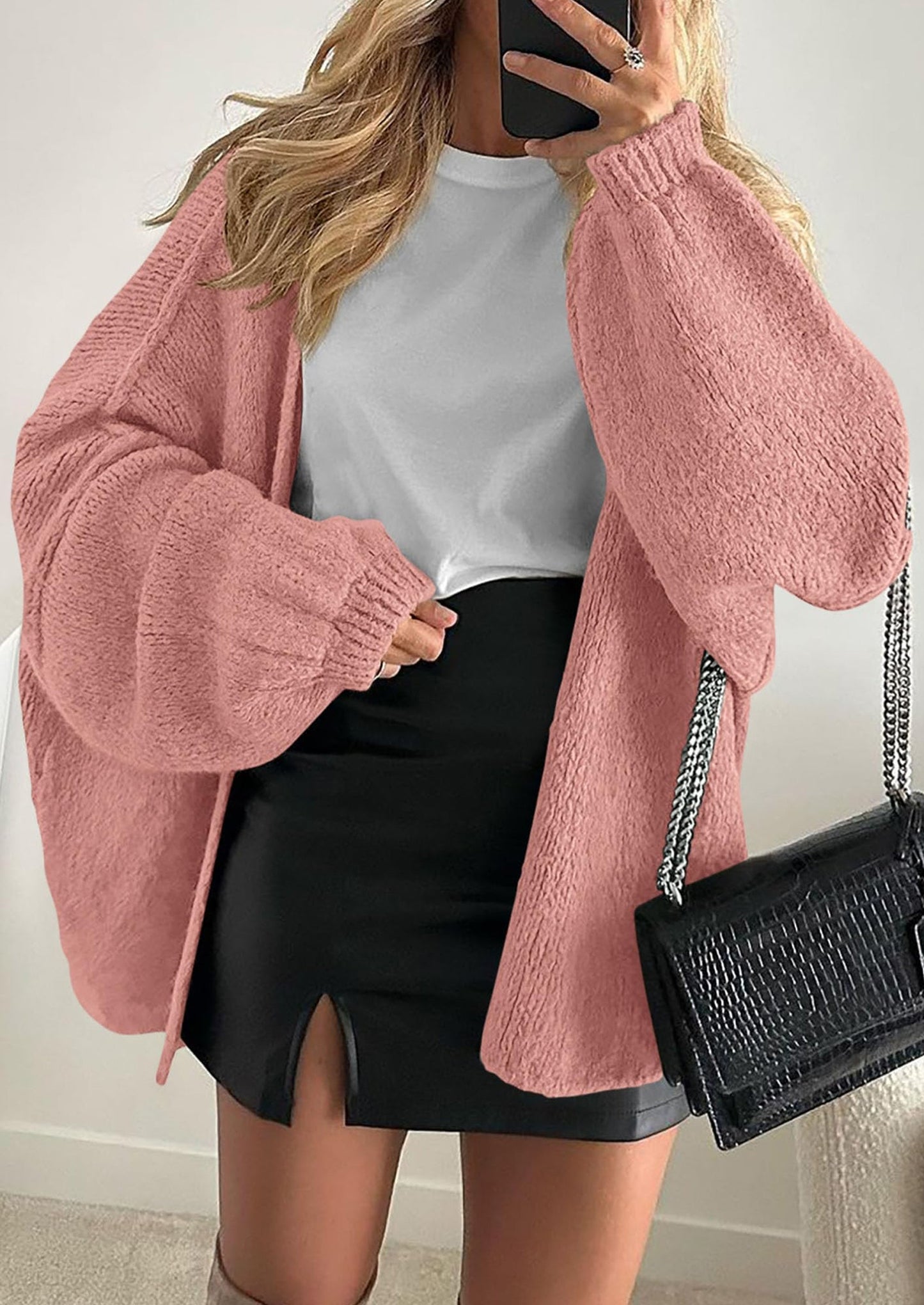 Oversized Cardigan Sweater