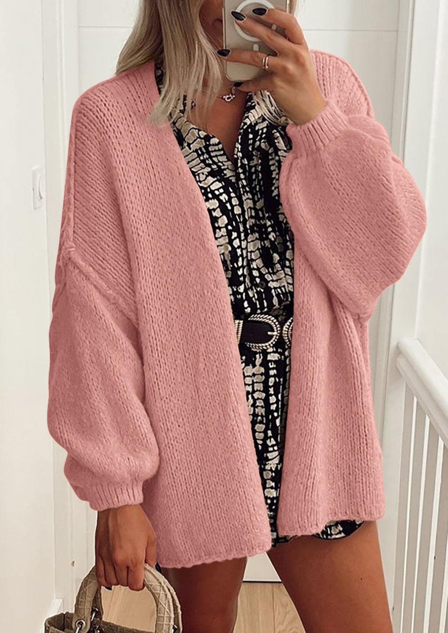 Oversized Cardigan Sweater