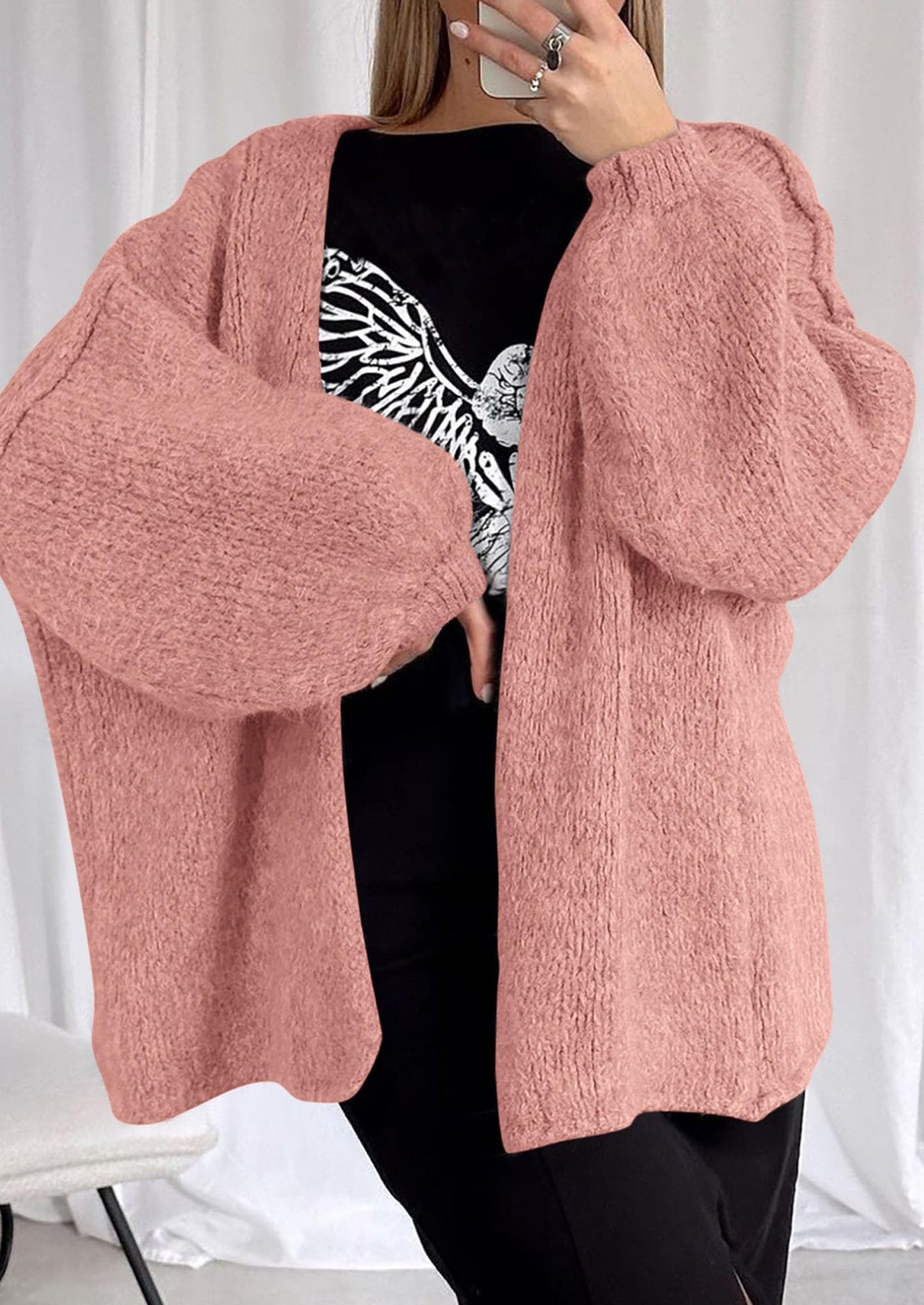 Oversized Cardigan Sweater