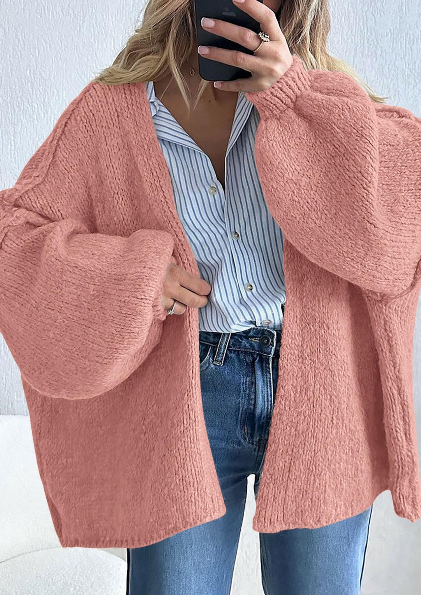 Oversized Cardigan Sweater