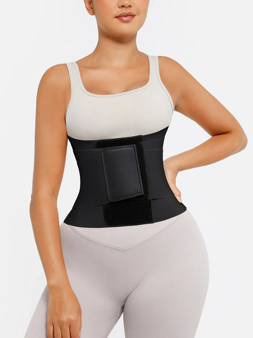 Feelingirl Triple Wrap Tummy Control Waist Trainer Belt