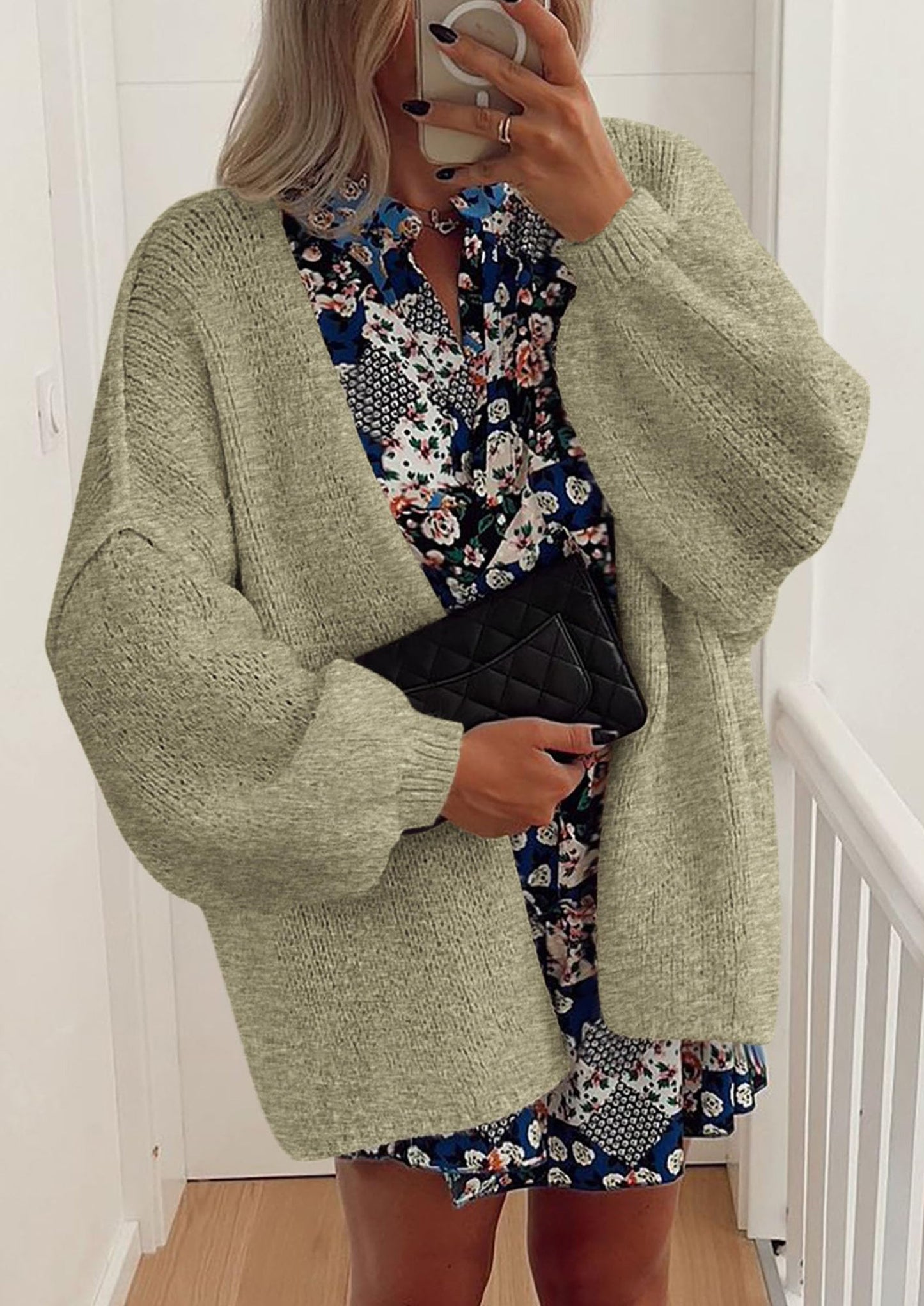 Oversized Cardigan Sweater