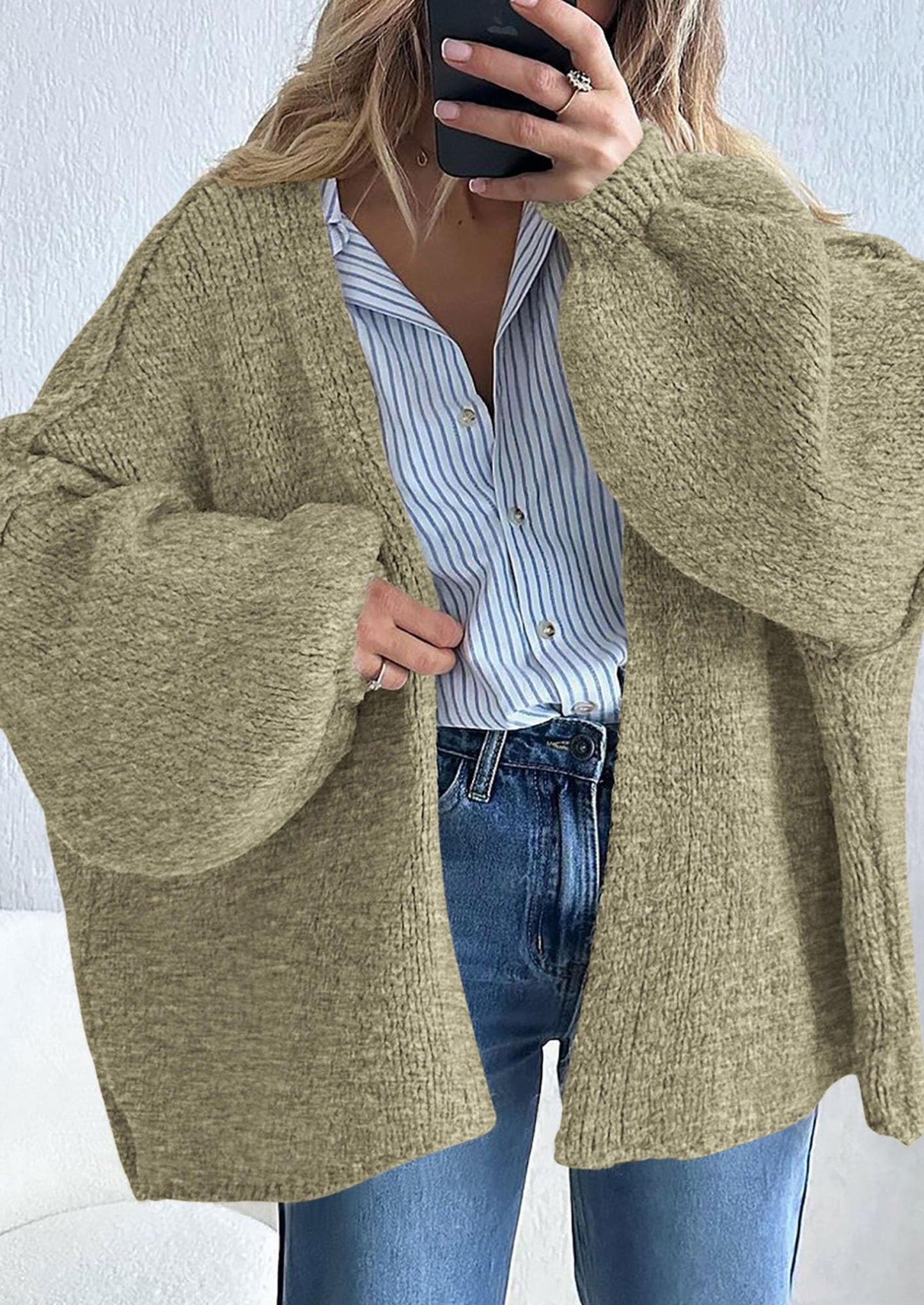 Oversized Cardigan Sweater