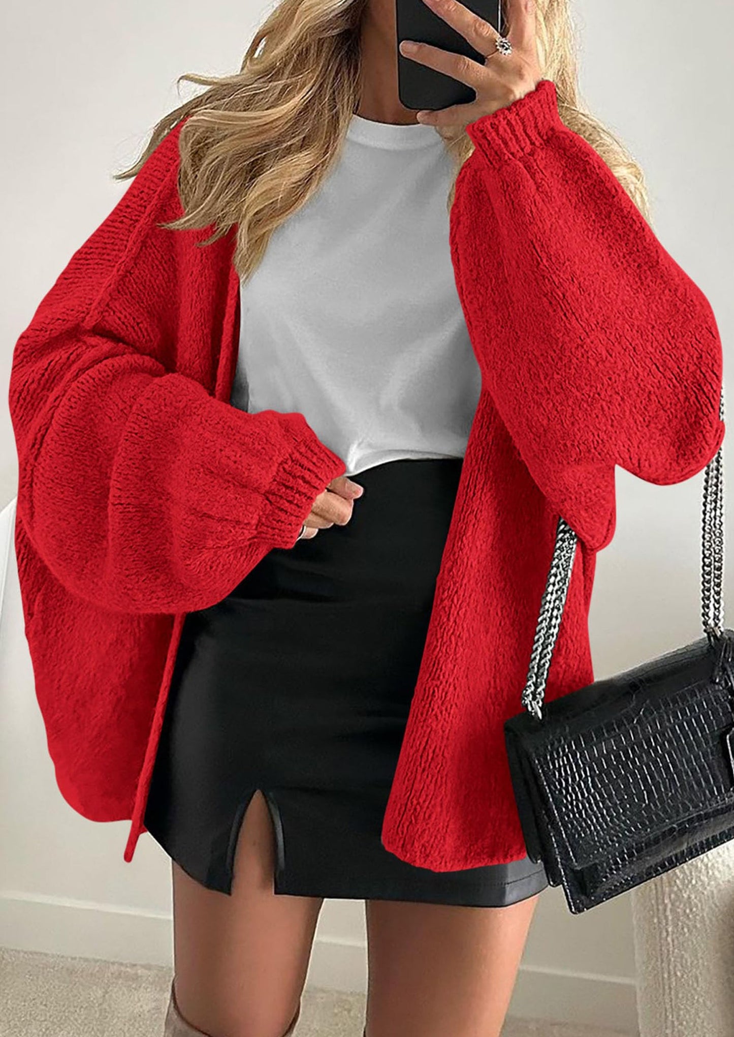 Oversized Cardigan Sweater