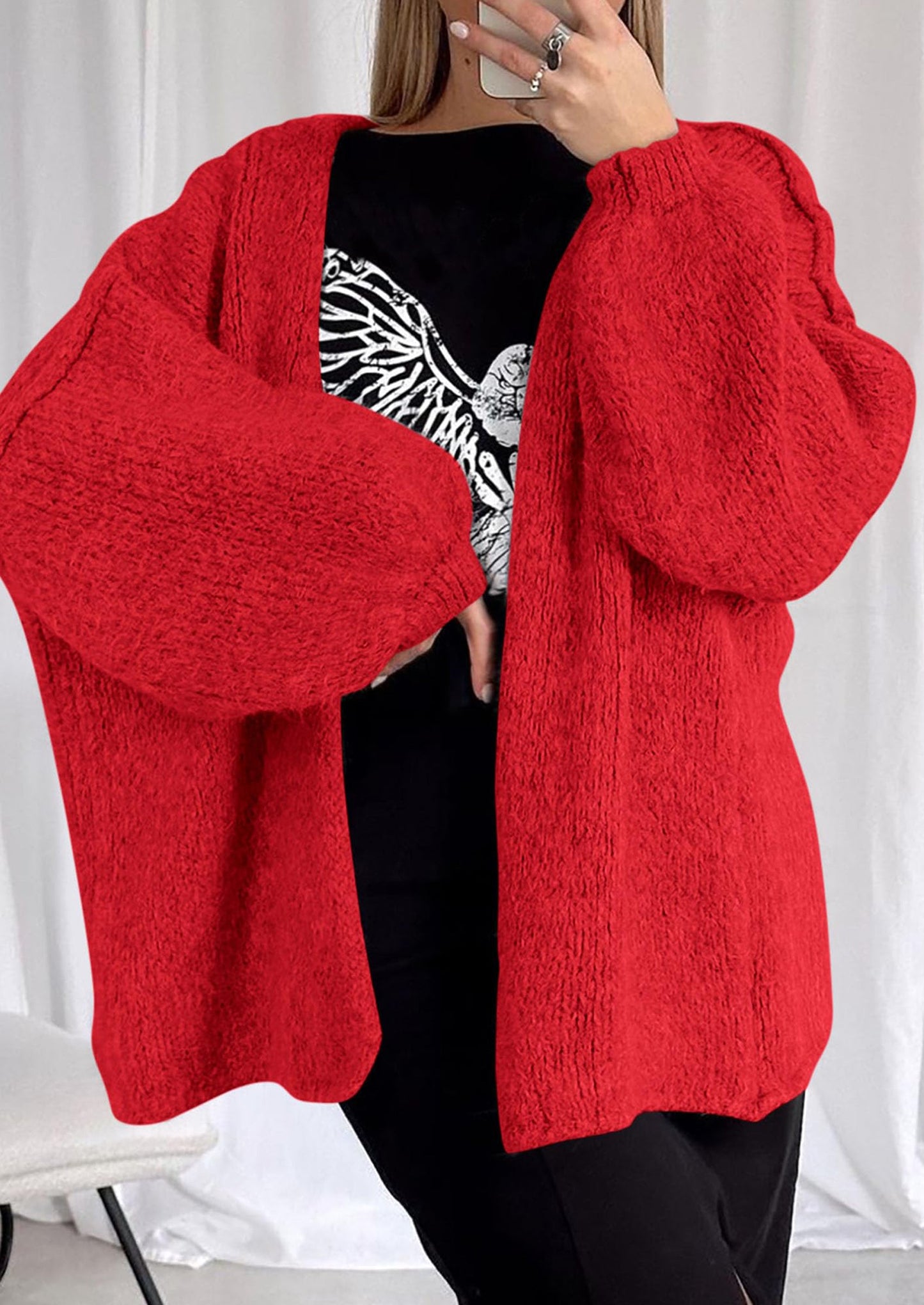 Oversized Cardigan Sweater