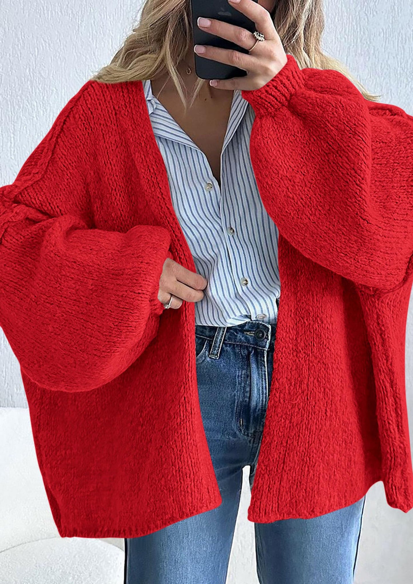 Oversized Cardigan Sweater