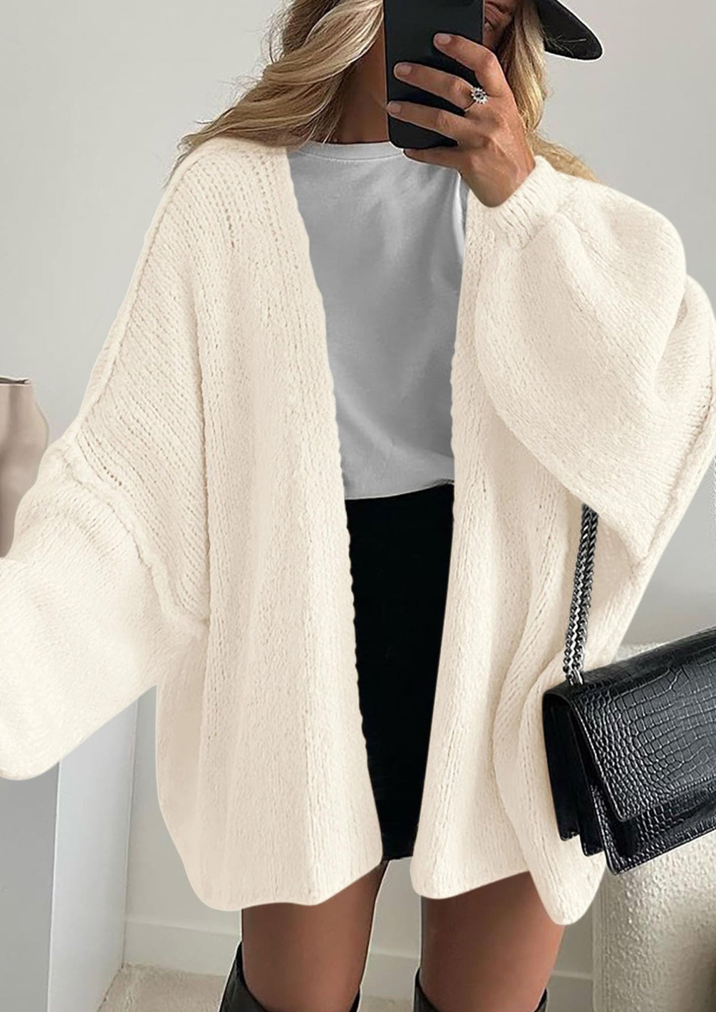 Oversized Cardigan Sweater