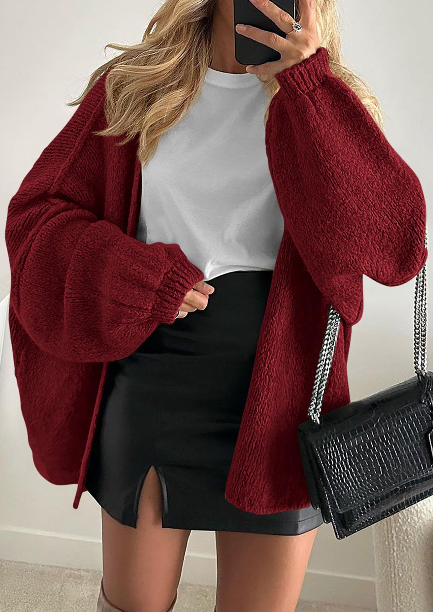 Oversized Cardigan Sweater